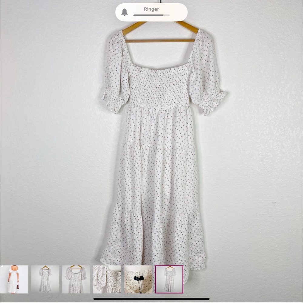 Tuckernuck O.P.T. NWT Frankie Ditsy Rose Floral Smocked Dress